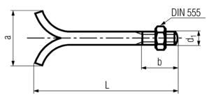 Brass Anchor Din-555